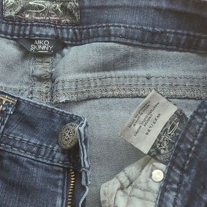 Silver Skinny Jeans 27/34